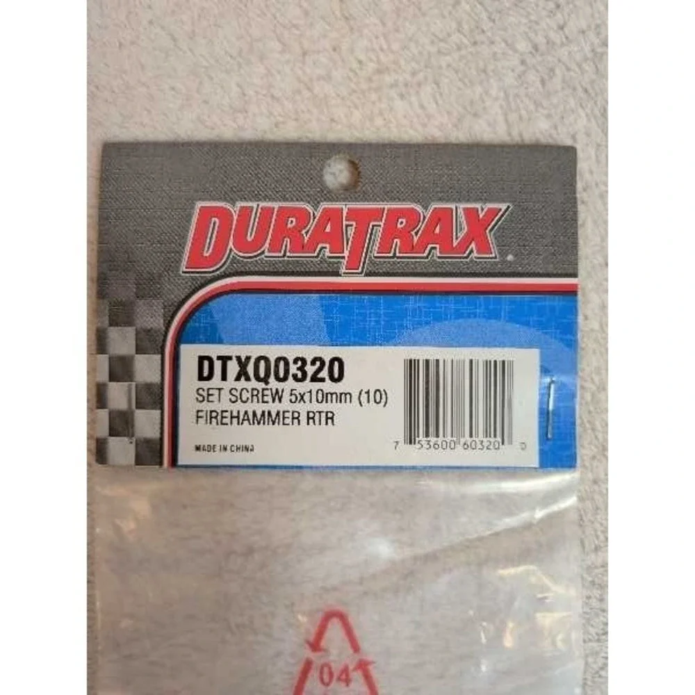 DuraTrax DTXQ0320 Set Screw 5x10mm Firehammer RTR Lot of 2 RC Parts